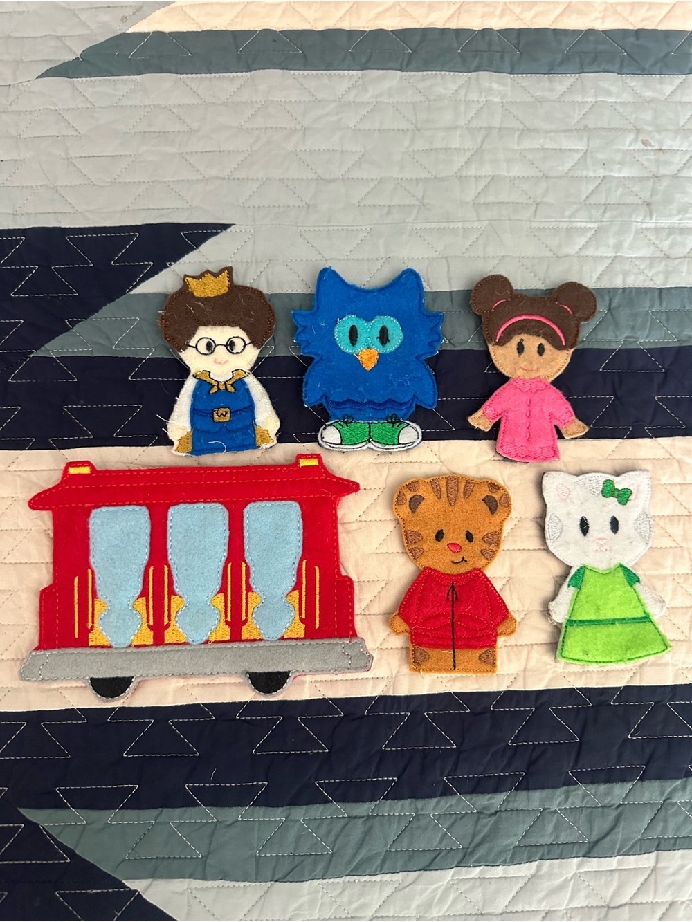 Daniel Tiger & Friends Felt Finger Puppet Set
